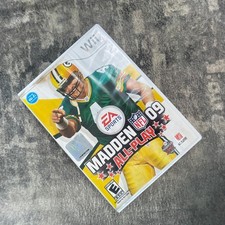 Madden NFL 09 All-Play Nintendo Wii Video Game EA Sports Brett Favre Complete