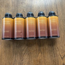 Bath  Body Works Set 5 Whisky Reserve Men's Body Spray 3.7 oz. - NEW
