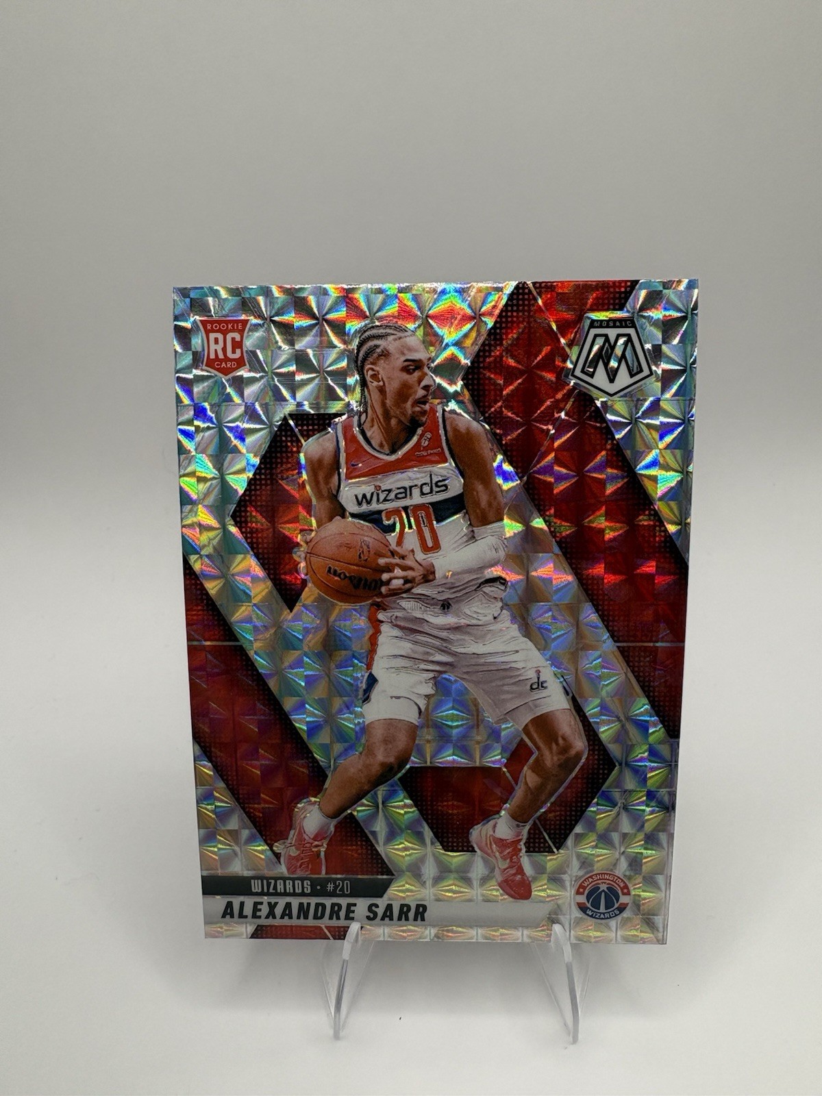 2024-25 Panini Mosaic - Rookies Alexandre Sarr #216 Mosaic Prizm (RC)