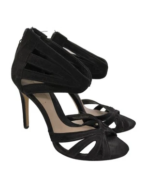 ZARA BASIC Sandales à talon haut Dames Sandales à talons hauts T EU 38 noir - Photo 1/4