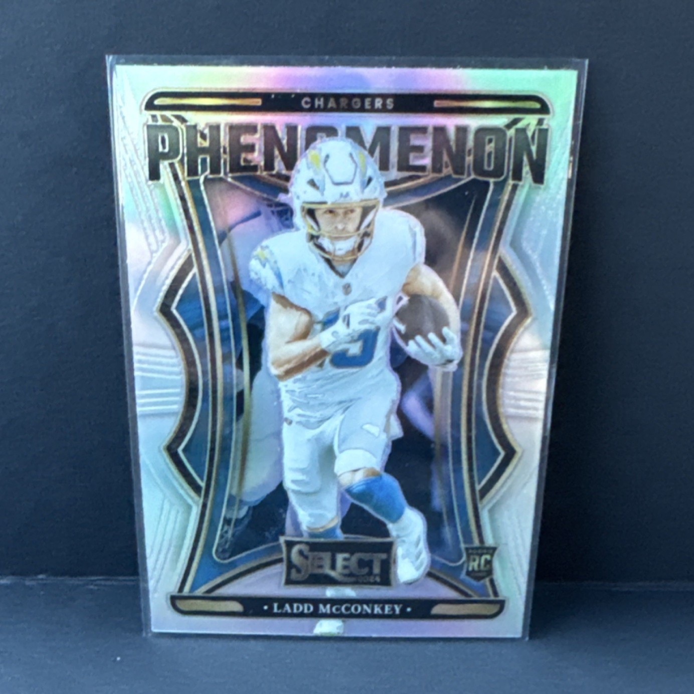 2024 Panini Select Phenomenon Ladd McConkey #13 Chargers Rookie Insert