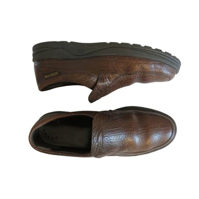 Mephisto Air Jet Brown Leather Slip On Loafer Shoes Men Size  display picture 3