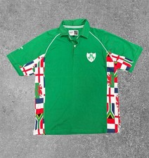 Ireland Rugby Union Cotton Traders green flags Shirt. UK men's size Large