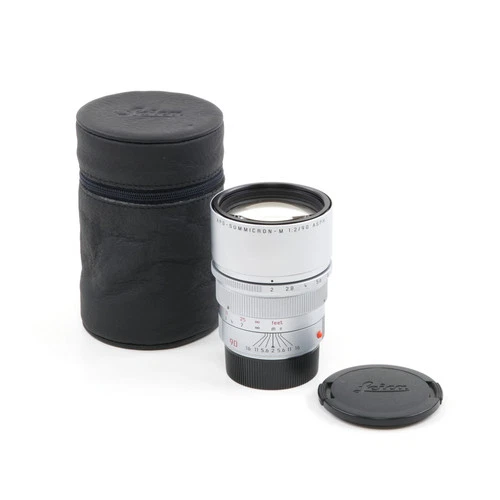 LEICA 90MM F2 APO-SUMMICRON-M ASPH SILVER READ 11885 #5312