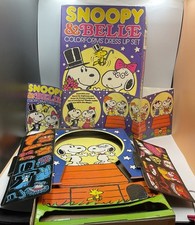 VINTAGE SNOOPY  BELLE COLORFORMS DRESS UP SET 1965 Stand Up Display