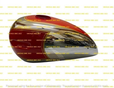 Ariel 350CC Benzintank rot lackiert Chrom / kompatibel für