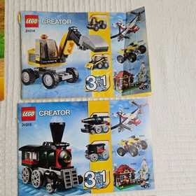 Lego Creator Instruction Booklet Manuals Only Lot Treehouse Animal 31053 31019