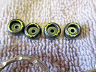 vintage mini skate board wheels storeage case keychain — photo 5