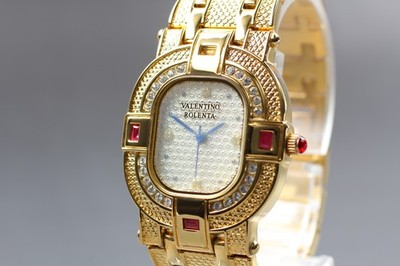 Valentino Gold-Tone Multi-Link Bracelet Watch with White Dial $_57.JPG?set_id=880000500F main image 2