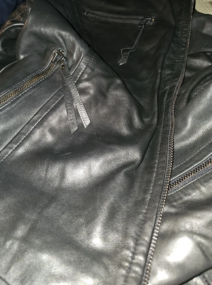 🎋CHAQUETA MUJER BOD & CHRISTENSEN CUERO🎋 Foto 3 de 4