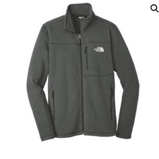 The North Face Sweater Fleece Full Zip Jacket Charcoal Gray Men's Large L