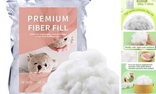 Polyester Poly Filling Stuffing, 1.8oz-1.21 lb Premium Fiberfill 200g/7oz