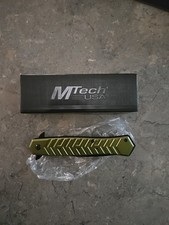 MTech Spring Assisted Folding Knife 3.63" 3Cr13MoV Steel Blade Aluminum Handle