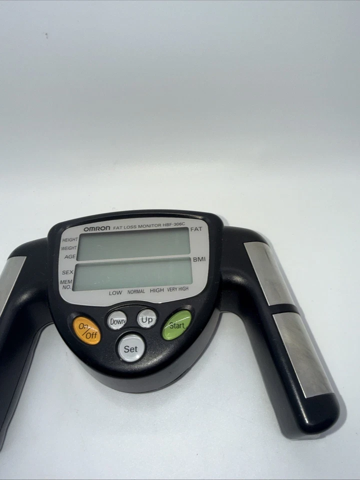 Монитор ИМТ трекер потери жира Omron HBF-306CN - черный - протестирован и работает B4 - Изображение 2 из 3