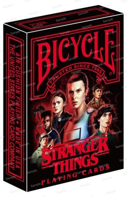 Stranger Things Playing Cards トランプ Bicycle Stranger Things Playing Cards Netflix Trump Rare New | eBay