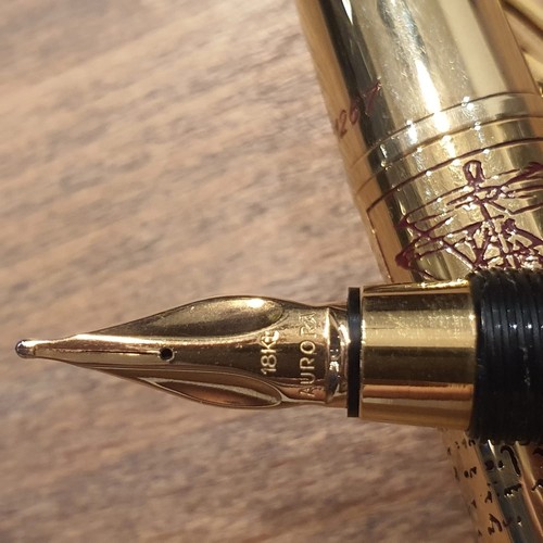 NEU !! OVP !! Aurora Leonardo da Vinci Füllfederhalter Füller 18K - Bild 6 von 10