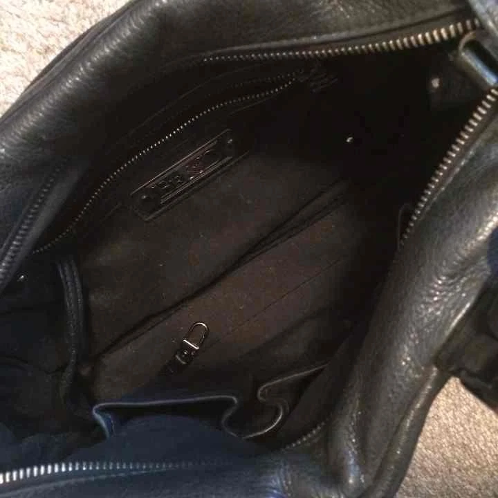 Be&D Bolso de cuero con cadena Bolso de hombro - Imagen 4 de 4