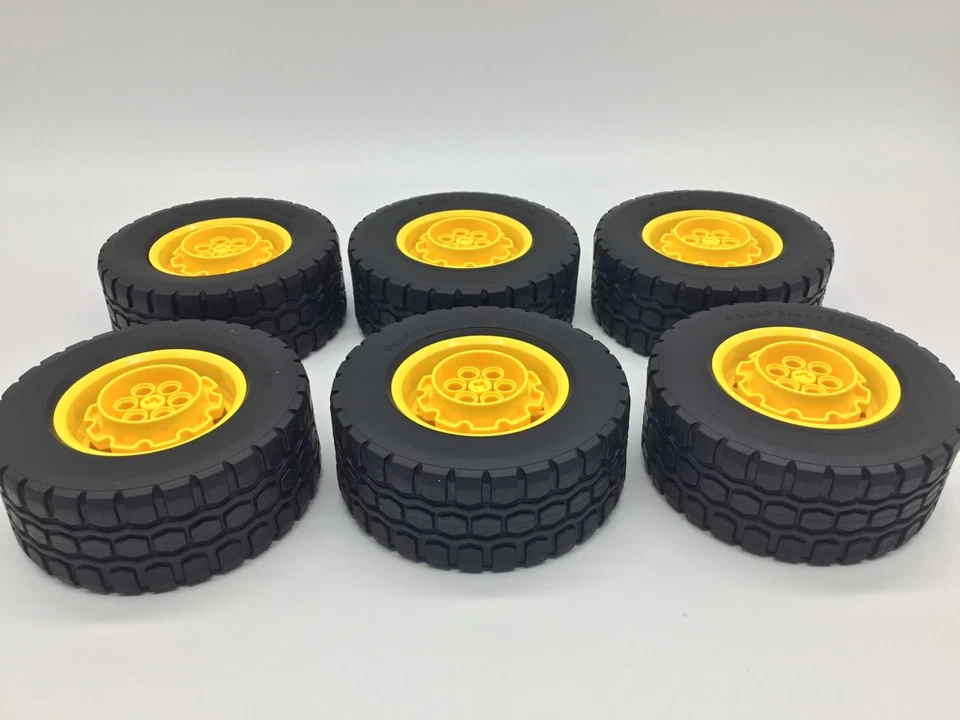 6x LEGO® Technic 42114 Rad / Reifen 94,3x38R 6x6 Volvo Technik Radsatz Wheel MOC - Bild 3 von 4