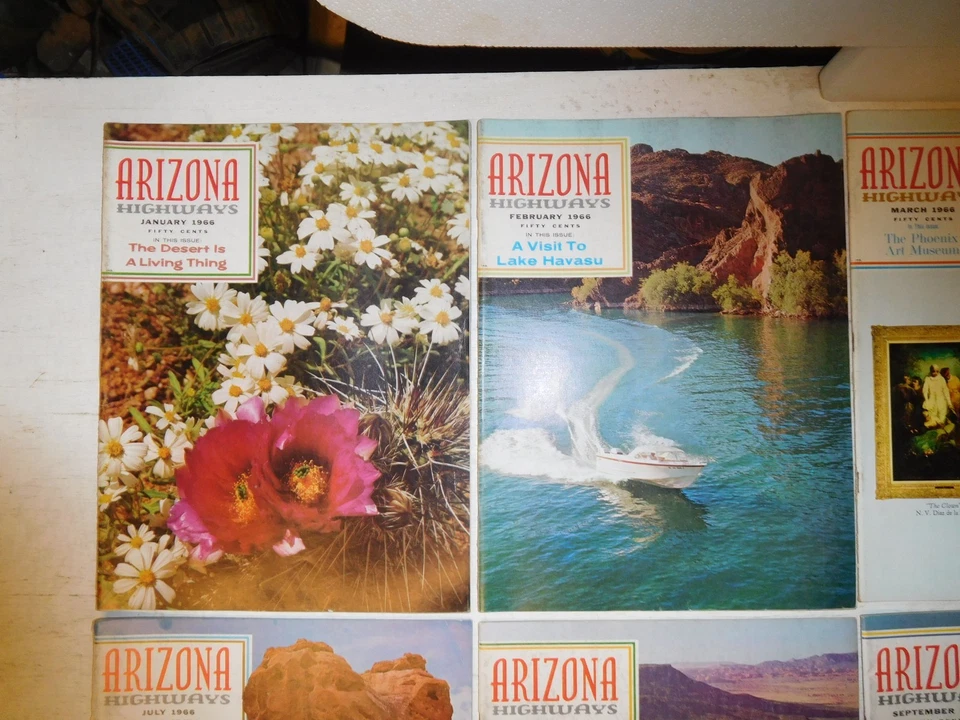 12 Vintage 1969 Full Year Arizona Highways Magazine Lot Foto 2 de 4