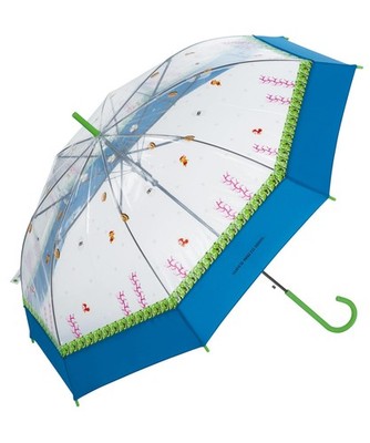 Wpc. Super Mario Bros. Clear Umbrella - Underwater Stage (Nintendo Collab)