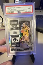 2024 Panini Caitlin Clark College Contenders Caitlin Clark #CC2 Vortex /399 (RC)