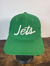 Vintage 1990s NY Jets Sports Specialties Snapback Hat 100 Wool Made in USA