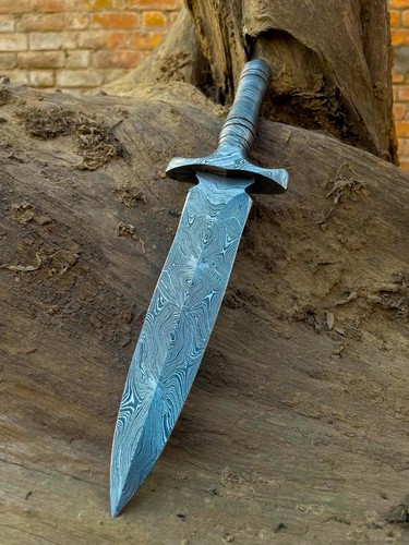 Custom Dagger/Handmade Dagger/Damascus body DAGGER/Camping knife/Viking knife - Picture 2 of 8
