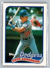 1989 Topps #117 Dave Anderson