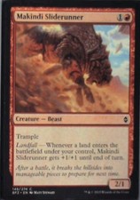 Makindi Sliderunner - Battle for Zendikar: #148, Magic: The Gathering Lp C285