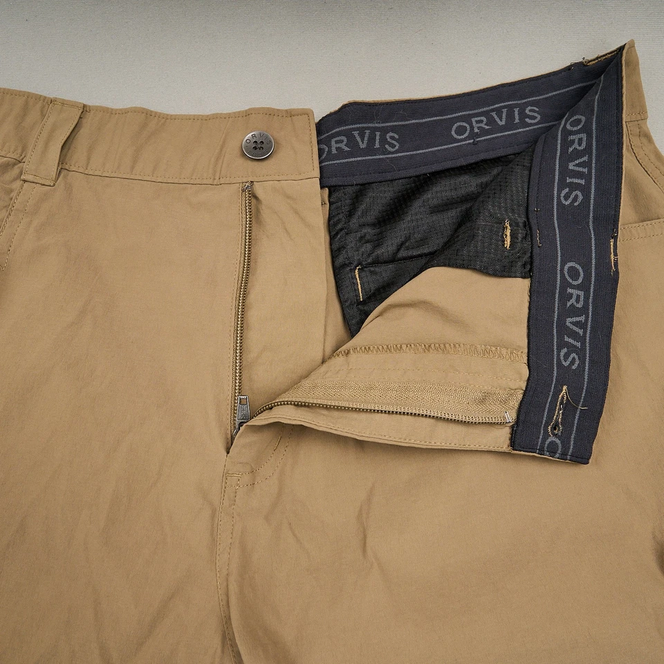 Orivs Voyager Shorts Mens 38 Brown Nylon Stretch Cargo Pocket Outdoors - Image 2 of 4