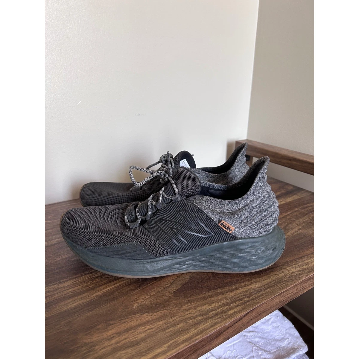 New Balance Men\'s Fresh Foam Roav V1 Running Shoes Size 14D Gray/Gum. New Balance Fresh Foam Roav Gray Gum for Sale | Authenticity  main image 4