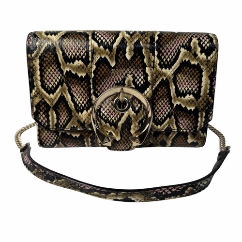 Jimmy Choo Madeline Mini Snake Chain Wallet Crossbody Bag Japan