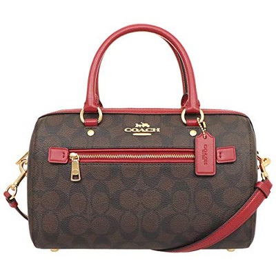 Coach Bag Shoulder Bag  F83607 Signature Rowan Satchel Ladies [Outlet Product]
