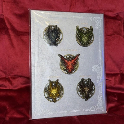 World of Warcraft WoW Dragonflight Five-Pin Collector's Set From Epic Edition