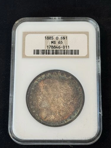 1885 O NGC MS65 Morgan Silver Dollar 1$