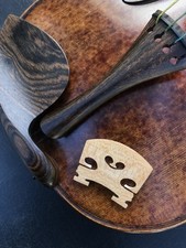 4/4 Violin Maple Bridge Fitted Polished String Parts Fitting Can be Use Directly