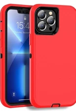 Heavy Duty Case Red For iPhone 13