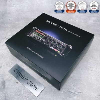 ZOOM F8n Pro Field Recorder 32-bit Float 8-Channel Input XLR/TRS Combo with