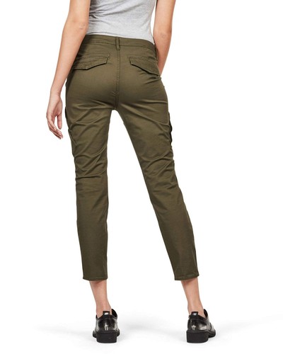 G-Star Damen Hose Capri, Skinny, Rovic mid skinny, forest night, Grün, W28 L32 - Picture 2 of 3
