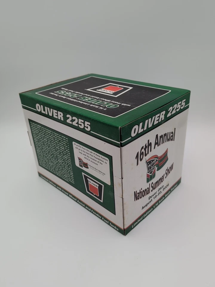 1/16 SpecCast Oliver 2255 w/FWA & Fender Fuel Tanks Resin Tractor  - Image 2 of 3