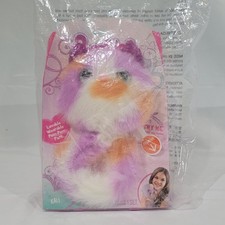 Pomsies Kali Interactive Wearable Plush Pet - Pink Orange White Cat - New Sealed