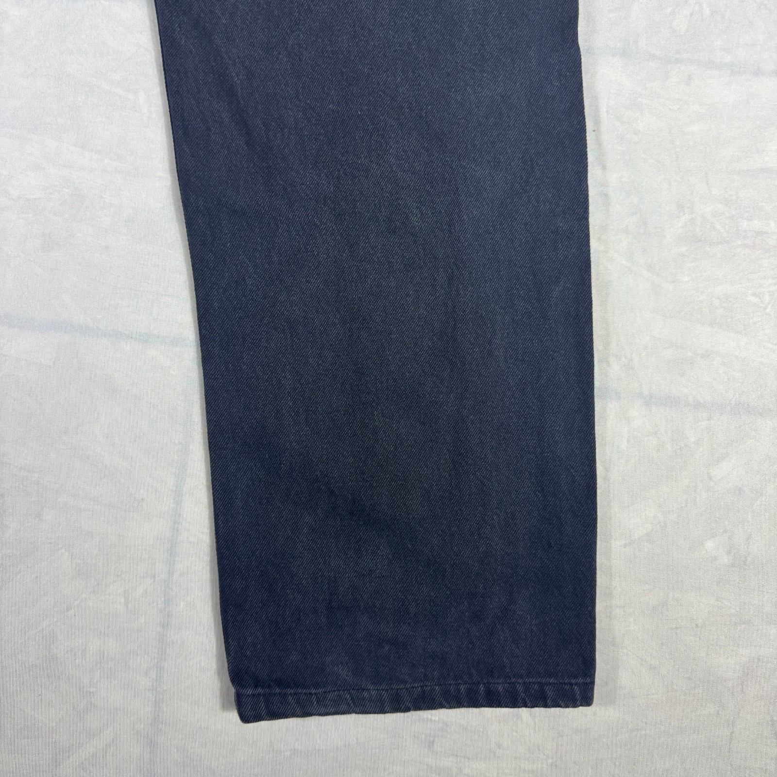 Valentino Men's Straight Jeans Black Denim Dark Wash Zip Fly 5-Pocket Size 36