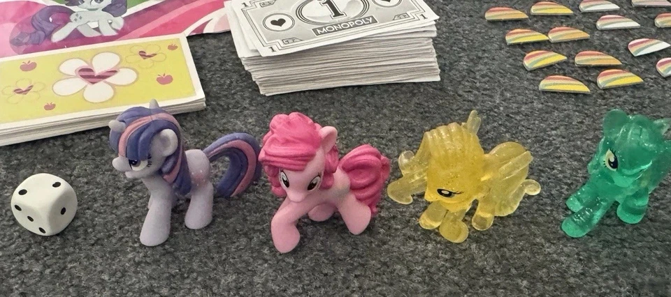 My Little Pony Monopoly Junior. 2014.  Board damaged. Please read description. - Image 3 of 4