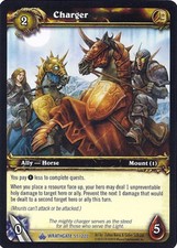 Moderate Play WoW TCG Charger Wrathgate World of Warcraft