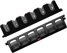 Simple Deluxe Vertical Fishing Rod Holders One Size, Grey, 1 Pair 