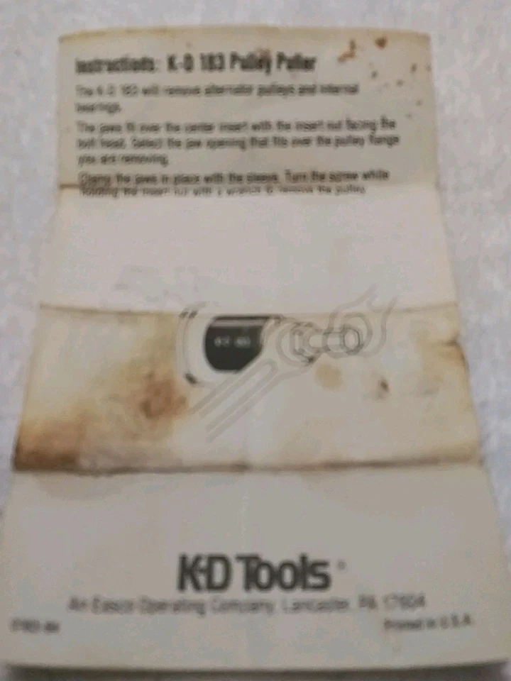 Extractor de poleas K-D TOOLS #183 EE. UU. 🇺🇸 Foto 3 de 4