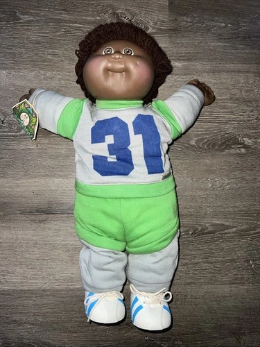 Cabbagepatch Kids 1980s Vintage African American Boy Brown Hair Brown Eyes