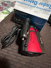 Car Laser Radar Detector Speed Police Voice Alert Auto Focus Webcam Red Set