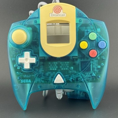 Sega Dreamcast Official OEM Aqua Clear Blue Controller HKT-7700 JPN | US SELLER