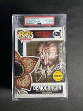 Stranger Things Funko Pop #428 Demogorgon Auto by Mark Steger PSA Authentic
